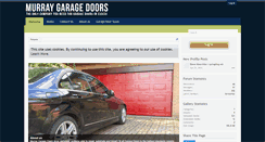 Desktop Screenshot of murraygaragedoors.com