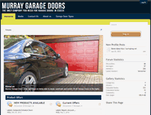 Tablet Screenshot of murraygaragedoors.com